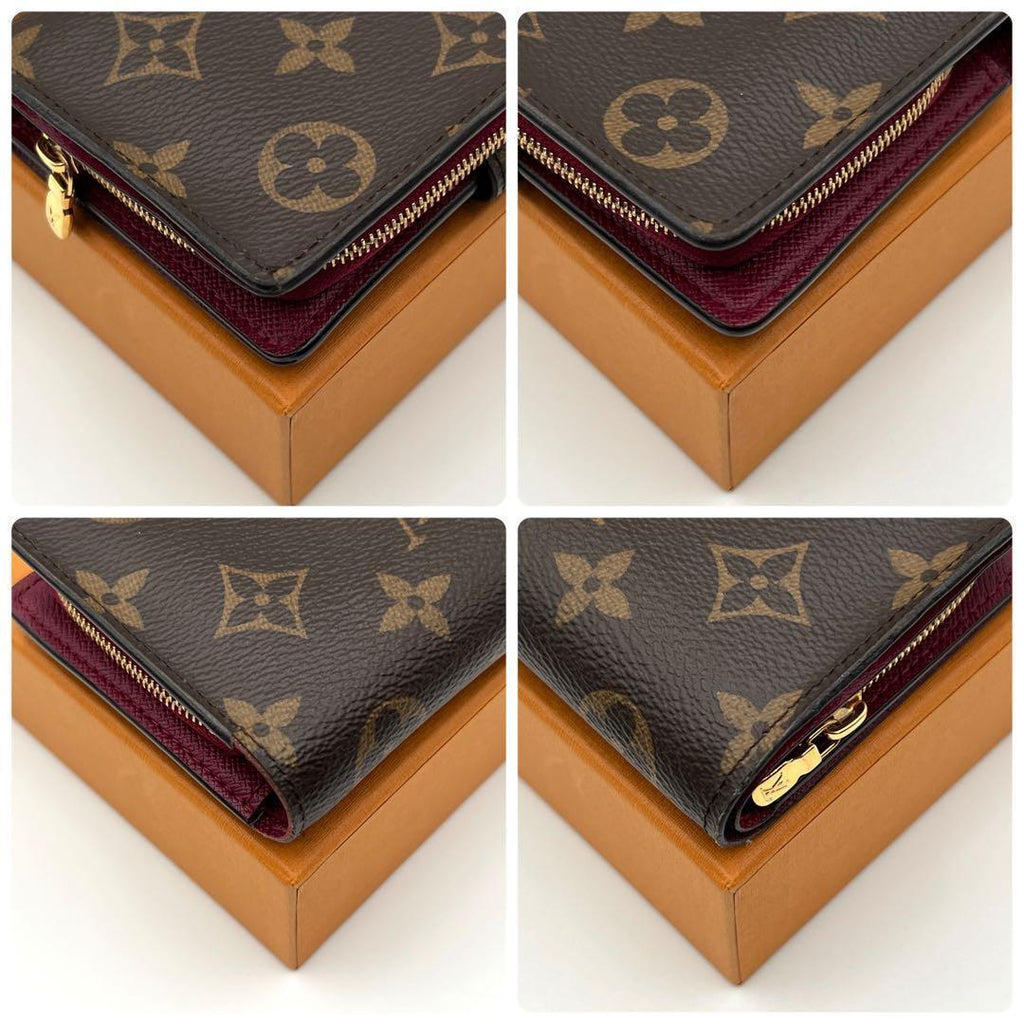 Louis Vuitton Monogram Portefeuille Juliette Bifold Wallet Brown — view 8