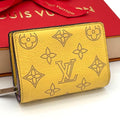 Louis Vuitton Monogram Mahina Portefeuille Clair Yellow Wallet