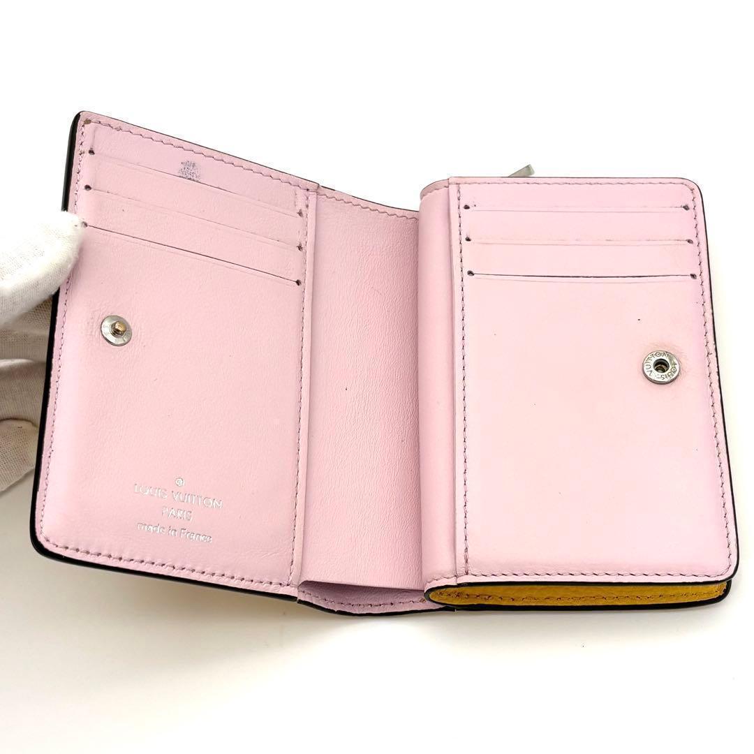 Louis Vuitton Monogram Mahina Portefeuille Clair Yellow Wallet — view 3