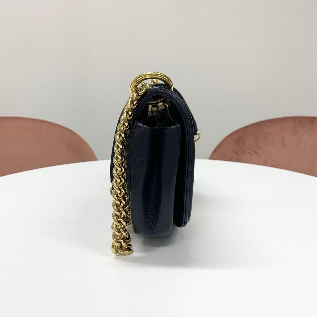 Chanel Quilted Turnlock CC Logo Lambskin Shoulder — view 2