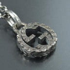 Gucci Interlocking Necklace Silver — view 5