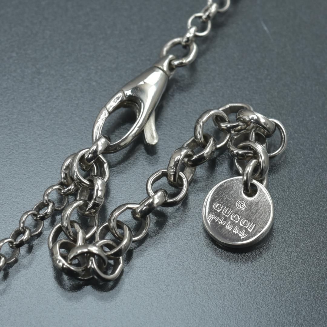 Gucci Interlocking Necklace Silver — view 7