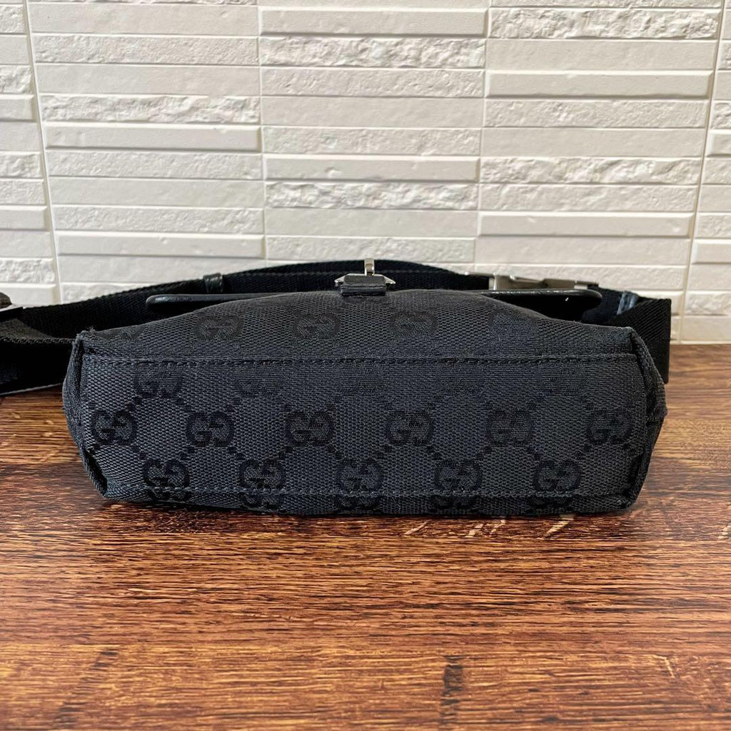 Gucci GG Canvas Leather Waist Bag Pouch Jackie — view 4