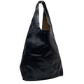 Celine Leather Shoulder Tote Cabas Black