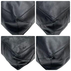 Celine Leather Shoulder Tote Cabas Black — view 5