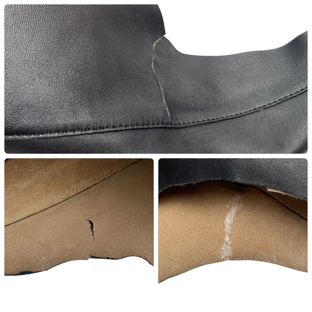 Celine Leather Shoulder Tote Cabas Black — view 8