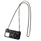 Chanel Phone Case Caviar Chain