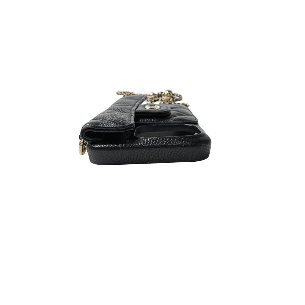 Chanel Phone Case Caviar Chain — view 5