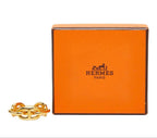 Hermes Chaine D'ancre Scarf Ring Gold Plated — view 2