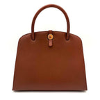 Hermes Dalvy MM Gold Handbag Brown Tote