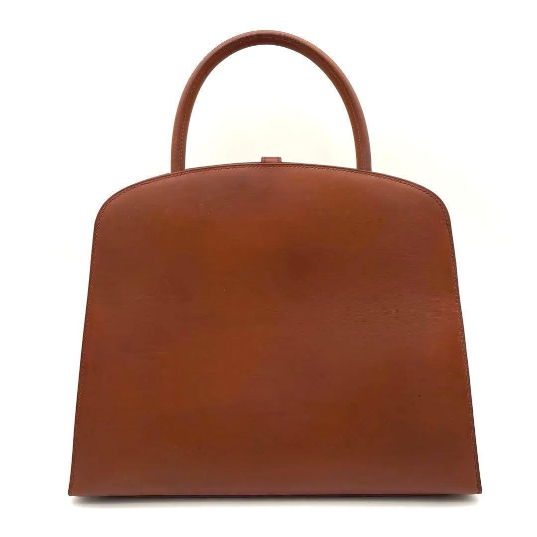 Hermes Dalvy MM Gold Handbag Brown Tote — view 2