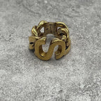 Bottega Veneta Alphabet S Chain Ring