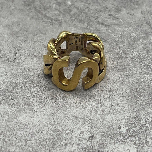 Bottega Veneta Alphabet S Chain Ring