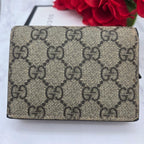 Gucci Fold Wallet Love Rainbow GG Supreme — view 2