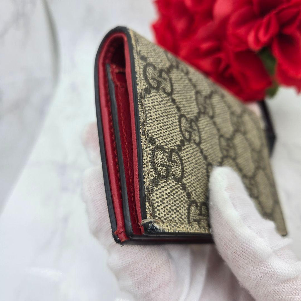 Gucci Fold Wallet Love Rainbow GG Supreme — view 7