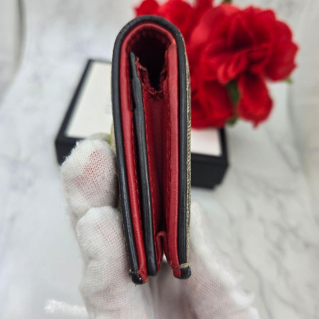 Gucci Fold Wallet Love Rainbow GG Supreme — view 8