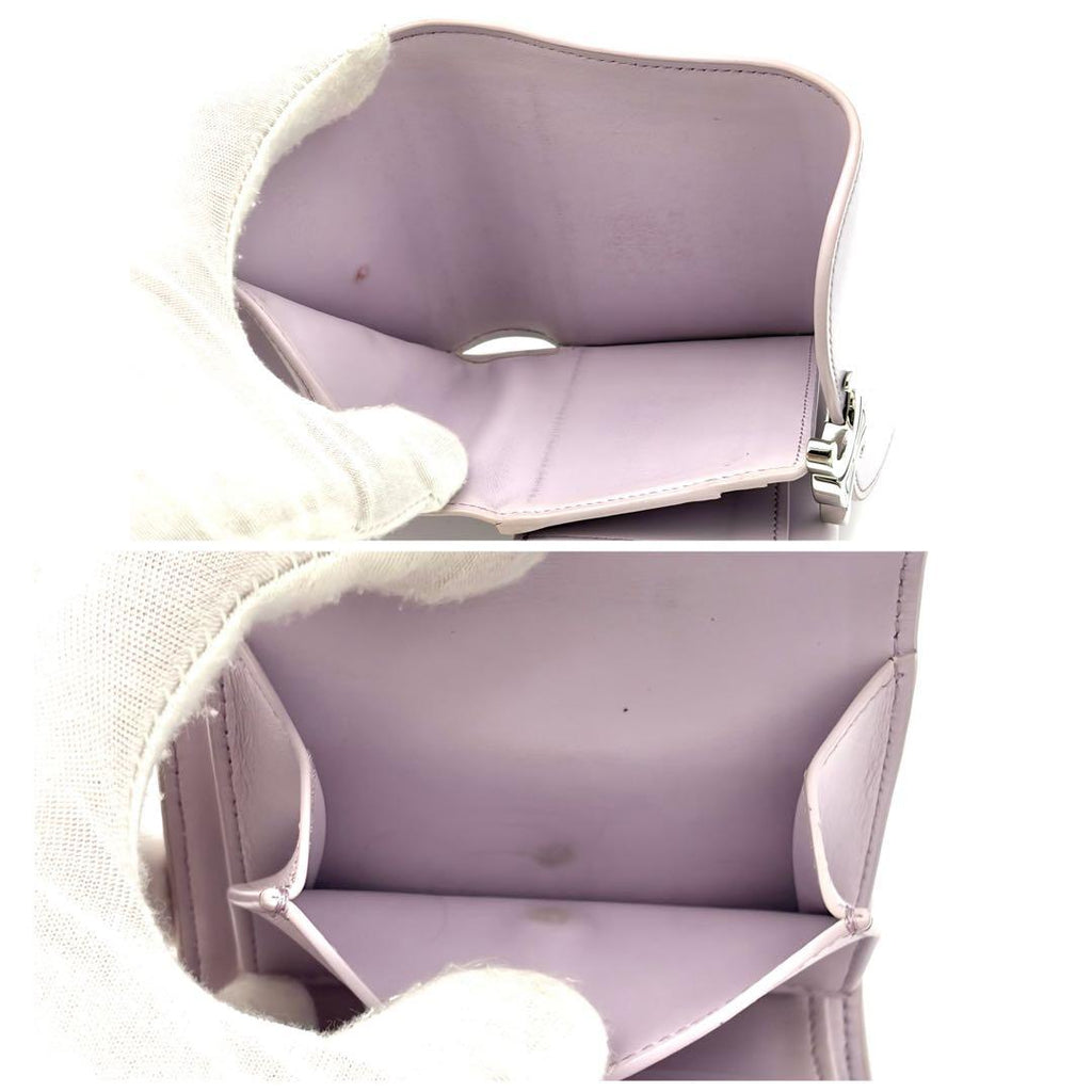 Celine Wallet Small Flap Triomphe Purple — view 6