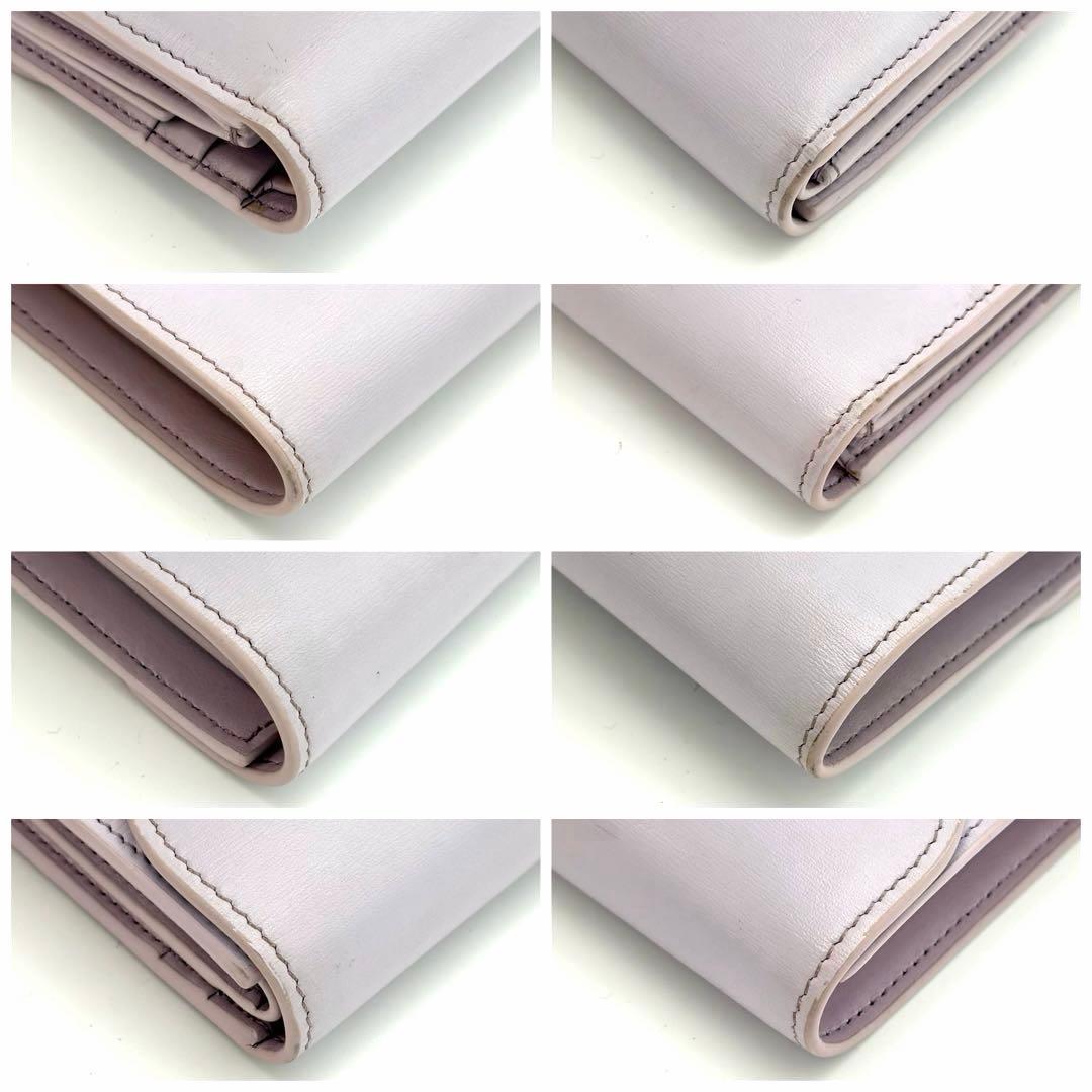 Celine Wallet Small Flap Triomphe Purple — view 8