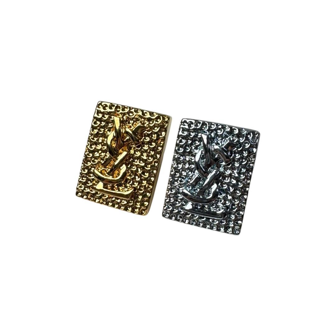 Saint Laurent YSL Logo Pin Badge Pin Brooch
