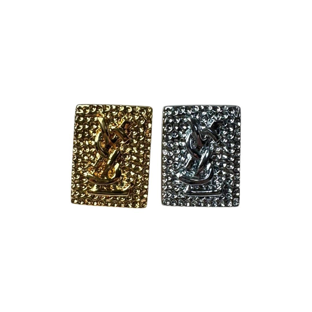 Saint Laurent YSL Logo Pin Badge Pin Brooch — view 2