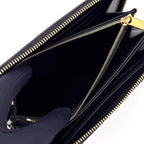 Louis Vuitton Mahina Zippy Wallet Zip Around Noir Gold — view 4