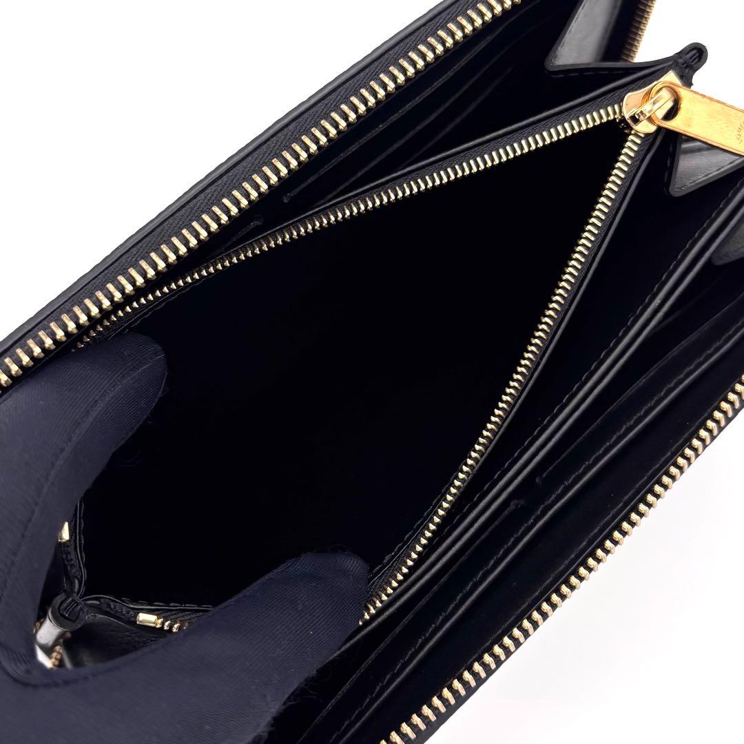 Louis Vuitton Mahina Zippy Wallet Zip Around Noir Gold — view 4
