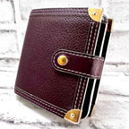 Louis Vuitton Compact Zip Suhali Purple Fold Wallet