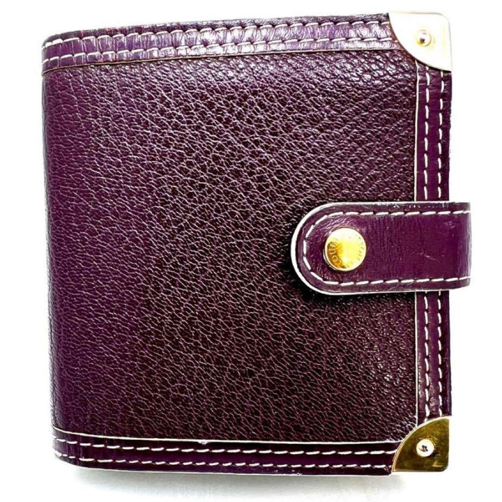Louis Vuitton Compact Zip Suhali Purple Fold Wallet — view 2