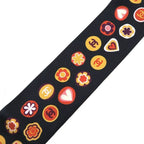 Chanel Floral Pattern Black & Pink Headband — view 5