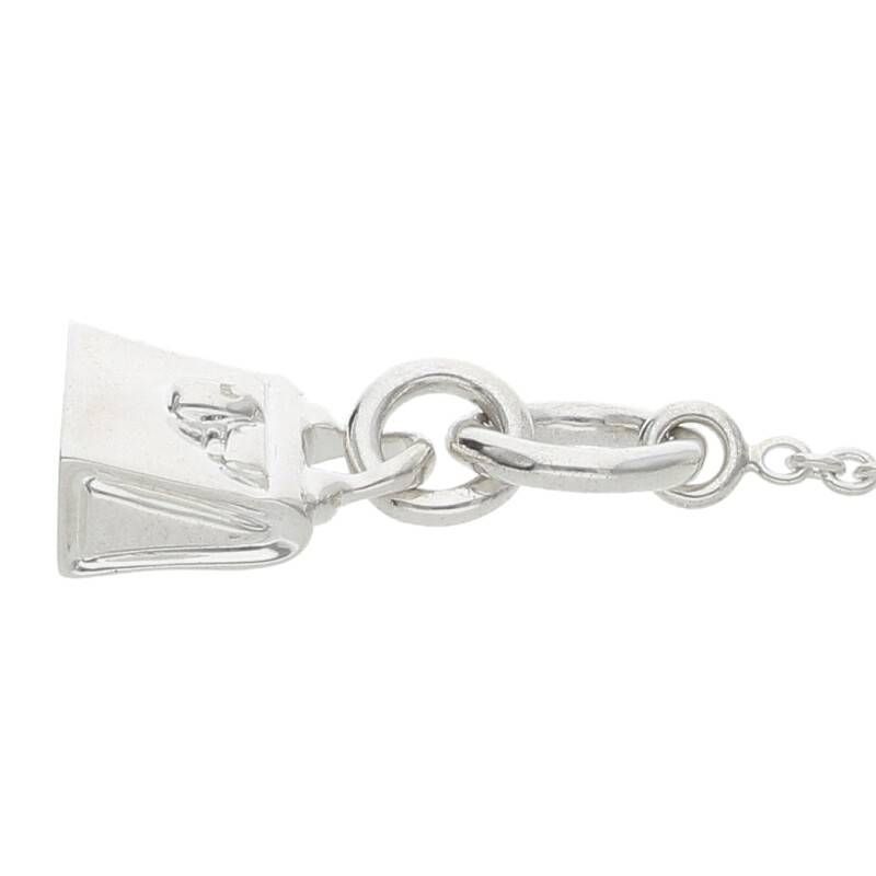 Hermes Amulet Kelly Silver Necklace 43 cm — view 4