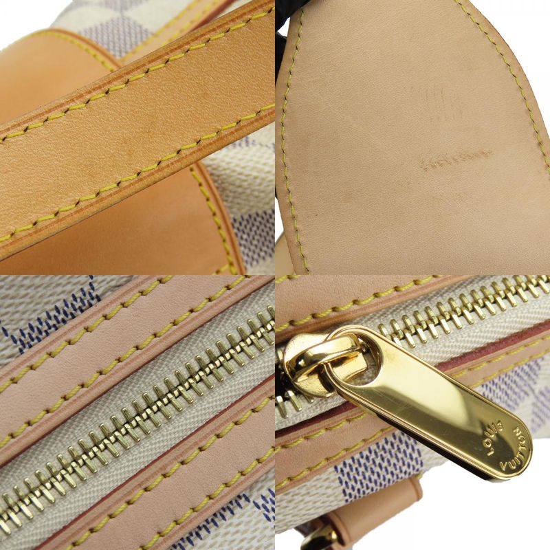 Louis Vuitton Tote Bag Stresa PM Damier Azur Nubuck White Gold Hardware — view 6