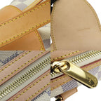 Louis Vuitton Tote Bag Stresa PM Damier Azur Nubuck White Gold Hardware — view 6