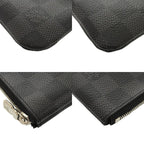 Louis Vuitton Pochette Cles Damier Graphite Black Coin Case 1070 — view 3