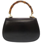 Gucci Bamboo Leather Navy 000 2046 0188 2-Way Handbag 0184 — view 2