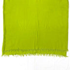 Hermes Shawl Light Green Cleaned 80% Cashmere — view 3