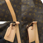 Louis Vuitton Boston Bag Keepall 55 Bandouliere Monogram Nubuck Brown — view 4