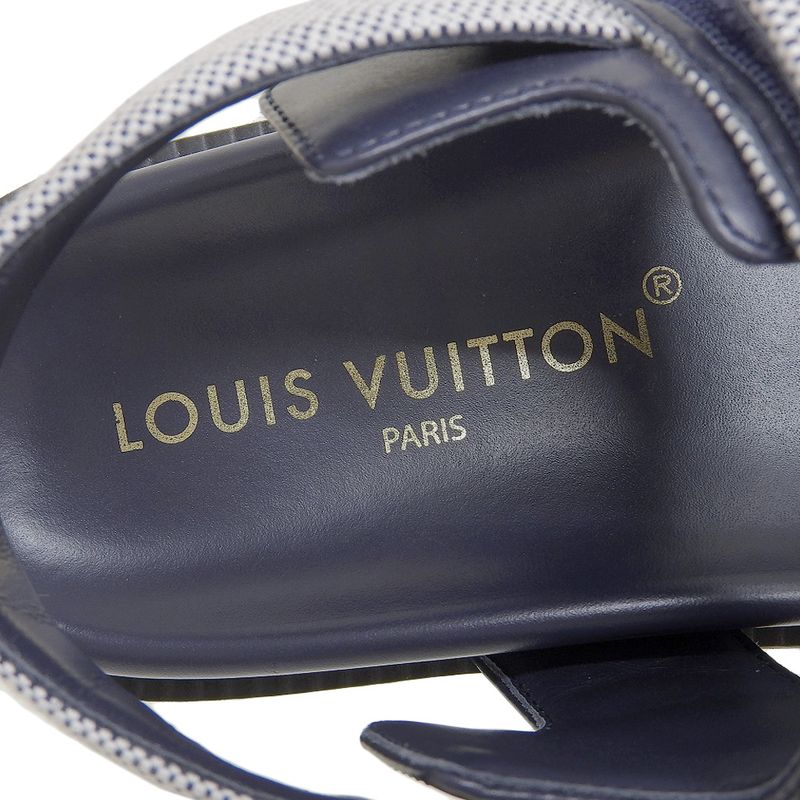 Louis Vuitton 2024 Item Sunset Line Leather Sandals Shoes 37 — view 8