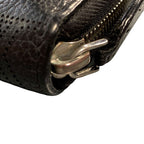 Louis Vuitton Zippy Wallet Long Calf Leather Black Silver 2829 — view 7