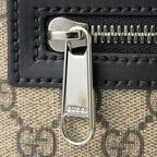 Gucci Shoulder Bag GG Supreme Beige Black — view 8