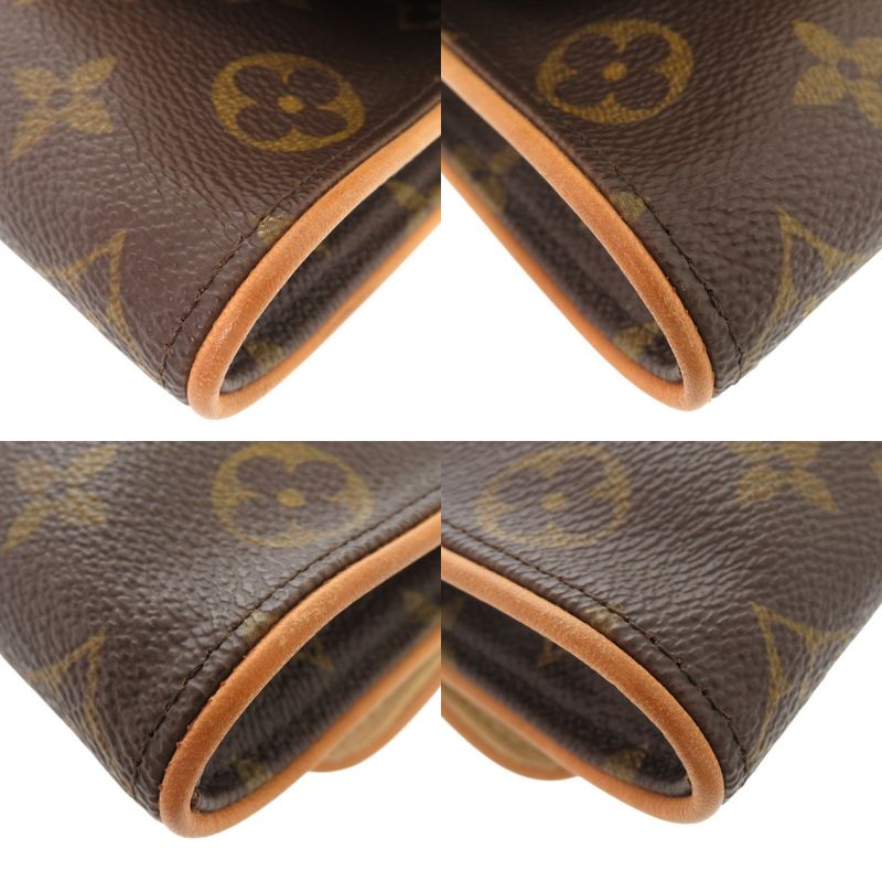 Louis Vuitton Pochette Twin PM Monogram Brown Shoulder Bag 1056 — view 4