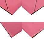 Hermes Pochette Bianca Leather Silver Hardware Pink Pouch 1083 — view 4