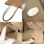 Fendi Selleria Carla Leather Brown Tote Handbag 0024 — view 7