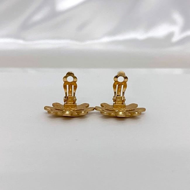 Chanel Earrings Gold Coco Mark GP — view 5