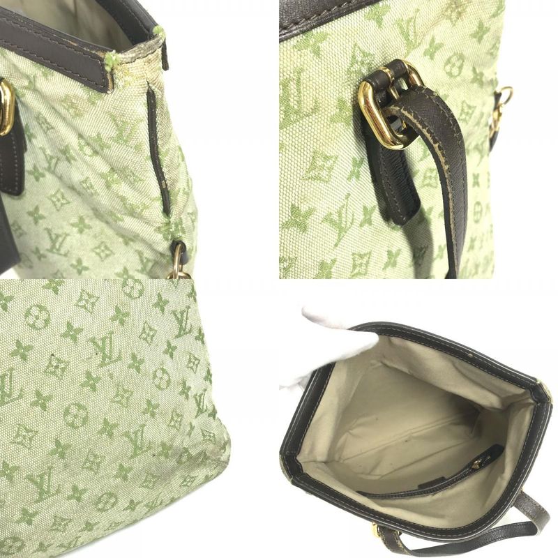 Louis Vuitton Handbag Francoise Monogram Mini Canvas Khaki — view 8