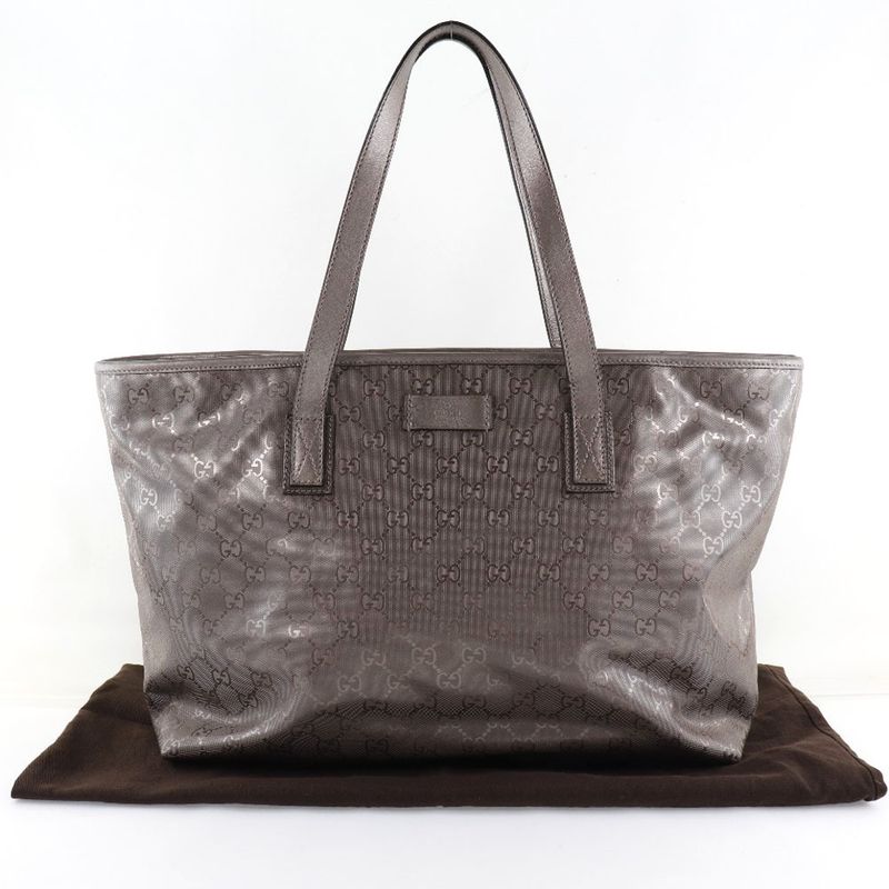 Gucci Tote GG Imprime Silver Bag — view 8