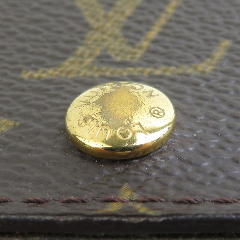 Louis Vuitton Bifold Wallet Monogram Porte Monet Bier Tresor — view 6