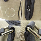 Gucci Boston Bag Handbag Shoulder Canvas Leather Beige Dark Brown Casual — view 5