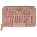 Prada Medium-Length Wallet Portafoglio Lampo 1 Ml157 Beige Cipria Round Zipper — view 2