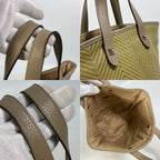 Hermes Tote Bag Cabas Chennai PM Leather Yellowish — view 8