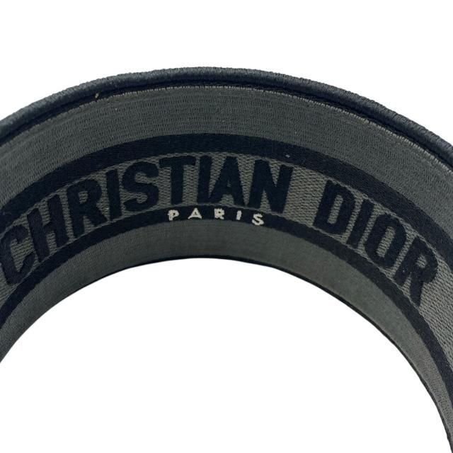 Christian Dior Oblique Headband Hair Accessory Leopard Gray Black Canvas — view 8